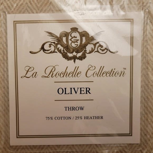 NEW package La Rochelle ultimate Coastal Grandma decor flannel throw blanket - Picture 6 of 10